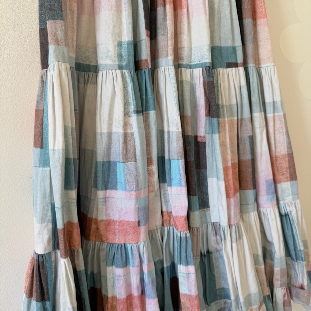 JessaKae Saddlebrook Patchwork Plaid Midi Dress w… - image 8